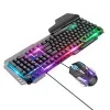 Hoco RGB Gamer vezetékes billentyűzet és egér fekete - ENG kiosztással - 2. kép