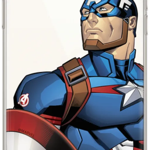 iPhone XR Marvel Amerika kapitány tok átlátszó