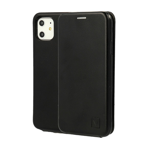iPhone 13 Pro Max Vennus Flexi Book Elegance fliptok fekete - Függőlegesen nyíló iPhone 13 Pro Max Vennus Flexi Book Elegance fliptok fekete - Függőlegesen nyíló