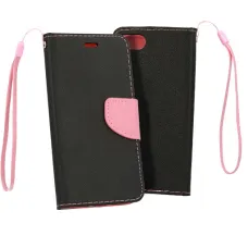 iPhone 13 mini Fancy fliptok fekete / pink