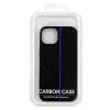 iPhone 13 Pro Max Tel Protect Carbon Tok Fekte / Kék Csík - 3. kép
