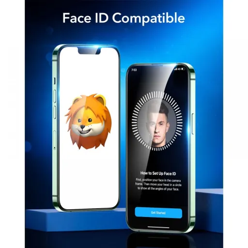 iPhone 13 / 13 Pro / 14 ESR Screen Shield 9H 2 db kijelzővédő üvegfólia iPhone 13 / 13 Pro / 14 ESR Screen Shield 9H 2 db kijelzővédő üvegfólia