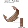 Apple Watch 4/5/6/7/8/SE/Ultra (42/44/45/49mm) fehér Loop Leather bőr óraszíj mágneses - 1. kép