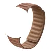 Apple Watch 4/5/6/7/8/SE/Ultra (42/44/45/49mm) barna Loop Leather bőr óraszíj mágneses - 1. kép