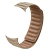 Apple Watch 4/5/6/7/8/SE/Ultra (42/44/45/49mm) khaki Loop Leather bőr óraszíj mágneses - 1. kép