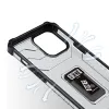 iPhone 13 Pro Crystal Ring Kickstand tok fekete - 1. kép