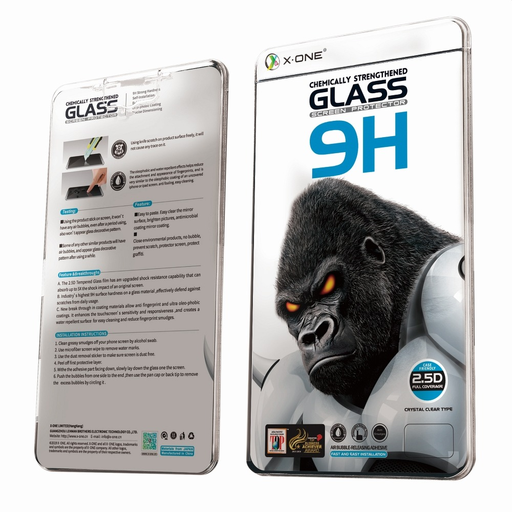 iPhone 13 Pro Max/14 Plus X-One Extra Strong Crystal Clear 9H kijelzővédő üvegfólia iPhone 13 Pro Max/14 Plus X-One Extra Strong Crystal Clear 9H kijelzővédő üvegfólia