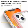 iPhone 13 Acrylic hybrid tok pink / rózsaszín ütésálló anti-shock - 4. kép