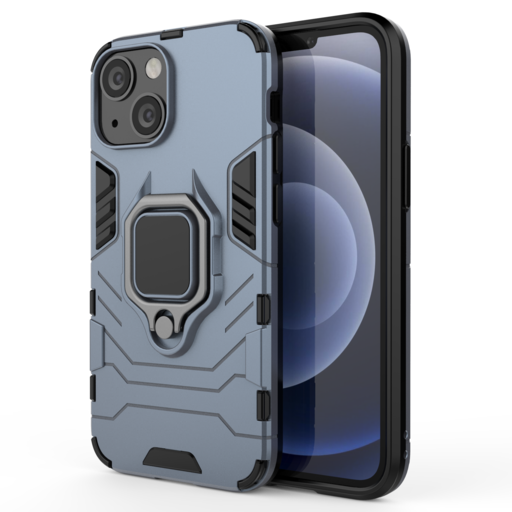 iPhone 13 mini Ring Armor tok kihajtható támasszal kék iPhone 13 mini Ring Armor tok kihajtható támasszal kék