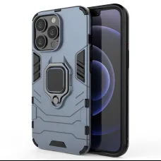 iPhone 13 Pro Max Ring Armor tok kihajtható támasszal kék