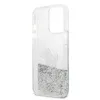 iPhone 13 Pro Max Karl Lagerfeld KLHCP13XGCFS Liquid Glitter Choupette Fun tok ezüst - 0. kép