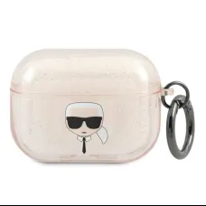 Airpods Pro 1/2 Karl Lagerfeld KLAPUKHGD Karl Head Glitter tok arany