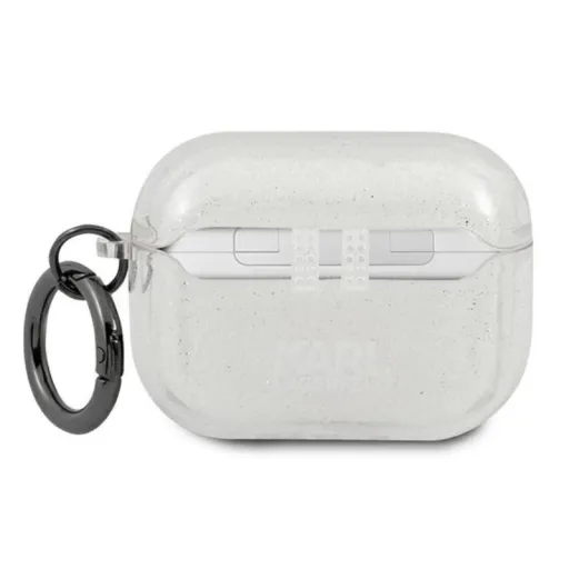 Airpods Pro 1/2 Karl Lagerfeld KLAPUKHGS Karl Head Glitter tok ezüst Airpods Pro 1/2 Karl Lagerfeld KLAPUKHGS Karl Head Glitter tok ezüst