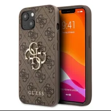 iPhone 13 Guess GUHCP13M4GMGBR Big Metal Logo tok 4G barna