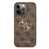 iPhone 13 Pro Guess GUHCP13L4GMGBR Big Metal Logo tok 4G barna - 4. kép