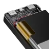 Baseus Bipow Powerbank 30000mAh 2xUSB / 1xUSB Type-C PD3.0 QC3.0 15W fekete (PPDML-K01) - 3. kép