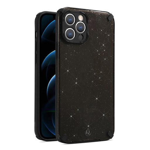 Samsung A22 4G Armor Glitter tok fekete Samsung A22 4G Armor Glitter tok fekete