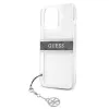 iPhone 13 Pro Guess 4G Stripe Grey Charm tok átlátszó (GUHCP13LKB4GGR) - 2. kép