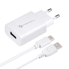 Forcell hálózati, fali töltő adapter USB type C kábellel 2.4A 3.0 gyorstöltés technológiával - 0. kép