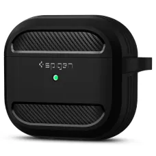 Apple Airpods 3 Spigen Rugged Armor tok matt fekete