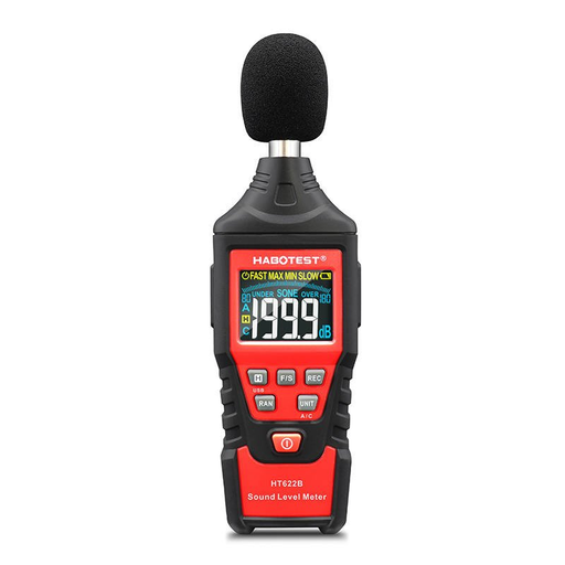 Habotest HT622B USB A/C digitális decibel mérő, zajszintmérő