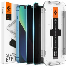 iPhone 13 / 13 Pro / 14 Spigen Glas.TR Slim EZ Fit 2 db kijelzővédő üvegfólia + felhelyezőkeret (AGL03388)