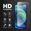 iPhone 13 / 13 Pro / 14 2db kijelzővédő üvegfólia, felhelyezést segítő kerettel 9H 2.5D HD 0.33mm Alphajack - 0. kép