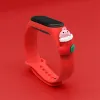 Strap Xmas karácsonyi óraszíj Xiaomi Mi Band 6 / Mi Band 5 piros Mikulás csizma - 0. kép