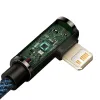 Baseus Legend 90 fokban döntött USB Type-C - Lightning kábel PD 20W 1m kék (CACS000203) - 2. kép