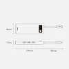 Baseus Metal Gleam 9in1 HUB USB Type C - 3x USB 3.2 Gen1 5Gbps / USB Type C PD 100W / VGA 1080p 60Hz / HDMI 4K 30Hz /  TF és SD kártyaolvasó/ RJ45 1Gbps szürke (CAHUB-CU0G) - 0. kép