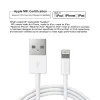 Choetech MFI USB - Lightning töltő kábel 1.2m white - 1. kép