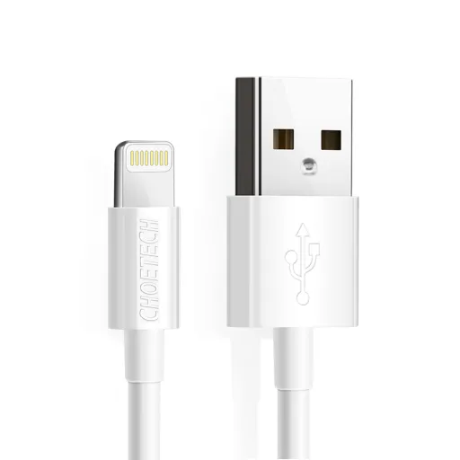 Choetech MFI USB - Lightning töltő kábel 1.2m white