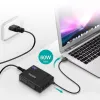 Choetech Hálózati töltő adapter 3x USB / 1x USB Type C 60W PD fekete (PD72-1C3U) - 3. kép