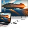 Choetech HUB adapter USB Type-C 6in1 100W PD fekete (HUB-M05) - 4. kép
