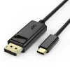 Choetech Egyirányú USB Type-C - Display Port 4K 1.8m fekete (XCP-1801BK) - 1. kép