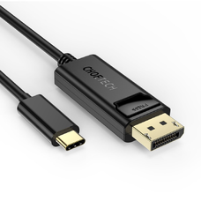 Choetech Egyirányú USB Type-C - Display Port 4K 1.8m fekete (XCP-1801BK)