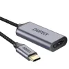 Choetech Egyirányú kábel adapter HUB USB Type C - HDMI 4K 60Hz szürke (HUB-H10) - 4. kép