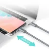 Choetech USB Type C - USB Type C kábel 5A 100W PD 480Mbps 1.8m szürke (XCC-1002-GY) - 2. kép
