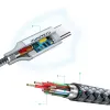 Choetech USB Type C - USB Type C kábel 5A 100W PD 480Mbps 1.8m szürke (XCC-1002-GY) - 4. kép