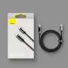 Baseus USB Type C - USB Type C kábel 100W (20V / 5A) PD kijelzővel 2m zöld (CATSK-C06) - 1. kép