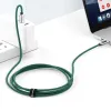 Baseus USB Type C - USB Type C kábel 100W (20V / 5A) PD kijelzővel 2m zöld (CATSK-C06) - 3. kép