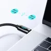 Baseus USB Type C - USB Type C kábel 100W (20V / 5A) PD kijelzővel 2m zöld (CATSK-C06) - 4. kép