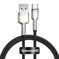 Baseus Cafule Series Metal USB - USB Type-C 66W kábel 1m fekete (CAKF000101)