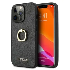 iPhone 13 Pro Guess 4G Ring tok szürke (GUHCP13L4GMRGR)