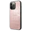 iPhone 13 Pro Guess GUHCP13LPCRBPI Croco tok pink - 0. kép