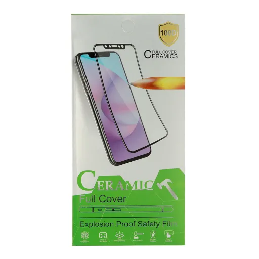 Huawei P20 Lite/Nova 3E Hard Full Glue kijelzővédő üvegfólia kerámiával fekete Huawei P20 Lite/Nova 3E Hard Full Glue kijelzővédő üvegfólia kerámiával fekete