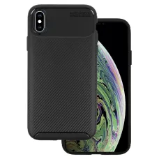 iPhone X/XS Vennus Carbon Elite tok fekete