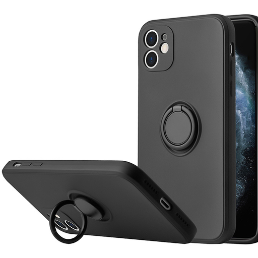 iPhone 11 Pro Vennus Silicone Ring tok fekete iPhone 11 Pro Vennus Silicone Ring tok fekete