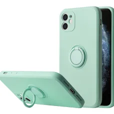 iPhone 12 Pro Vennus Silicone Ring tok menta színű