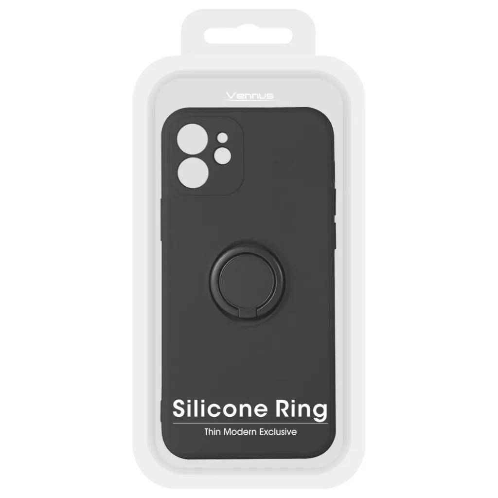 Xiaomi Mi 11 Pro Vennus Silicone Ring tok fekete - 8